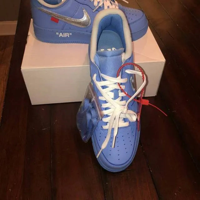 Nike air force 1 low off-white mca university blue