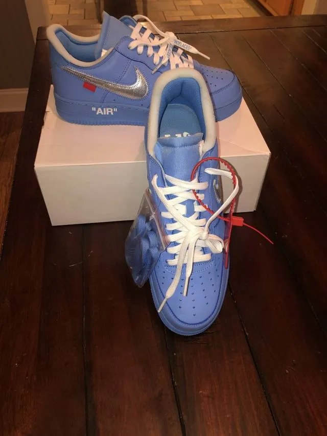 Nike air force 1 low off-white mca university blue