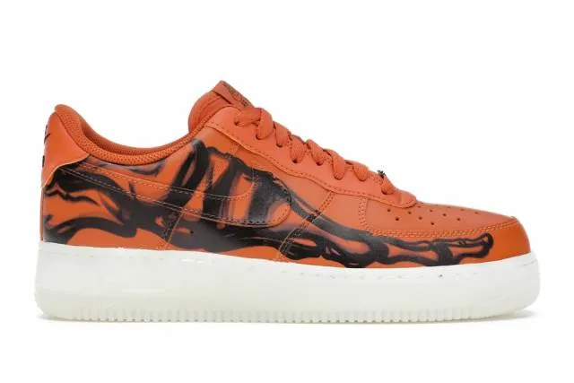 Nike air force 1 low orange skeleton cu8067-800