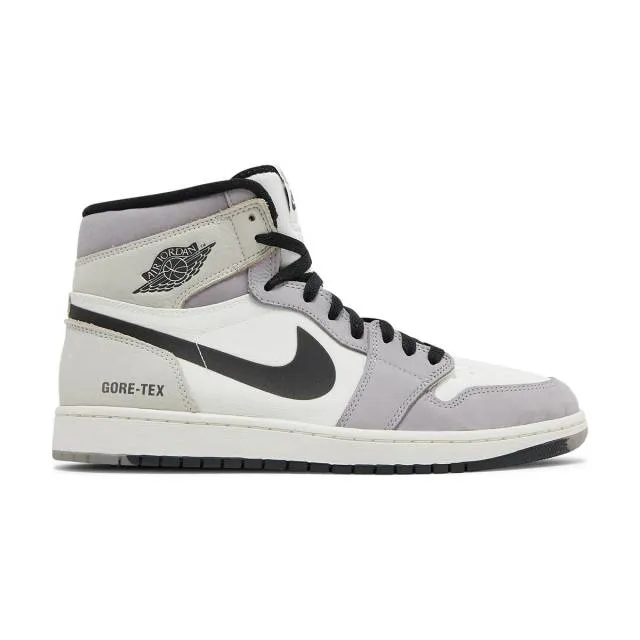 Nike air jordan 1 high element gore-tex (light bone/ sail/ light bone/ college grey/ black) men us 8