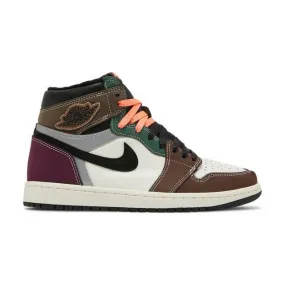 Nike air jordan 1 high og (crafted/ multicolor/ black/ archaeo brown/ dark chocolate) men us 8-13 dh