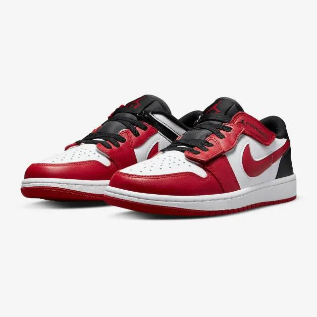 Nike air jordan 1 low flyease (white gym red/ white/ black/ gym red) men us 8-13 dm1206-163