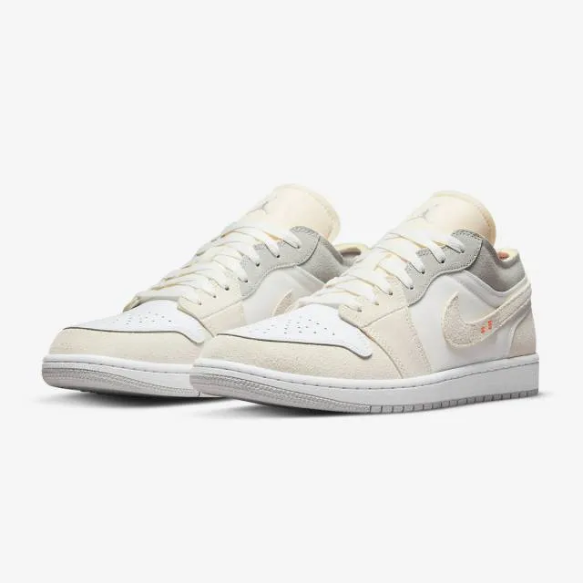 Nike air jordan 1 low (inside out/ cream white/ neutral light grey phantom) men us 8-13 dn1635-100