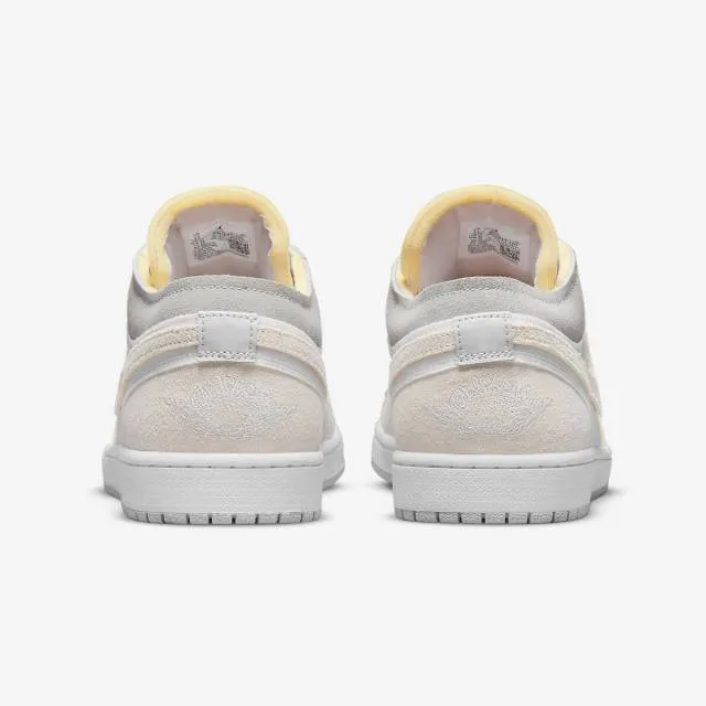 Nike air jordan 1 low (inside out/ cream white/ neutral light grey phantom) men us 8-13 dn1635-100