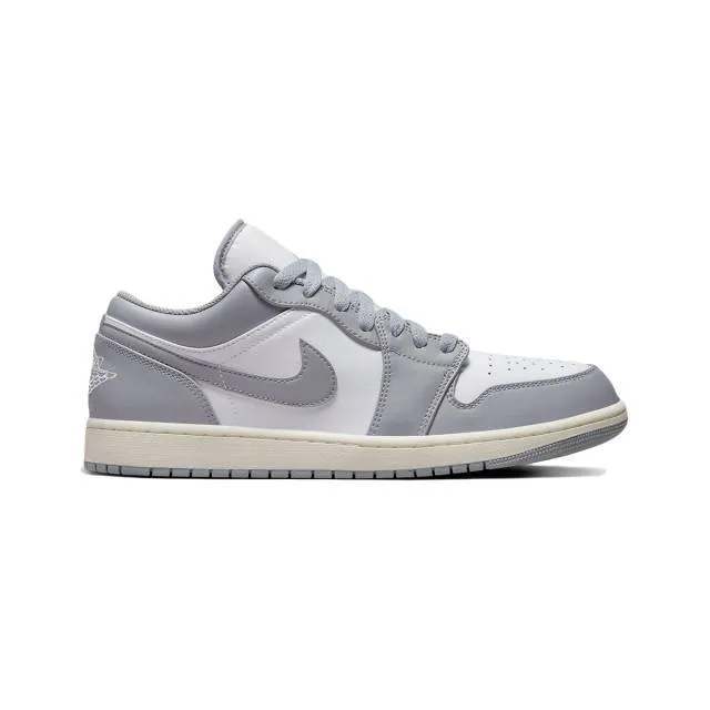 Nike air jordan 1 low (vintage stealth grey/ stealth/ white/ sail/ grey) men us 8-13 553558-053