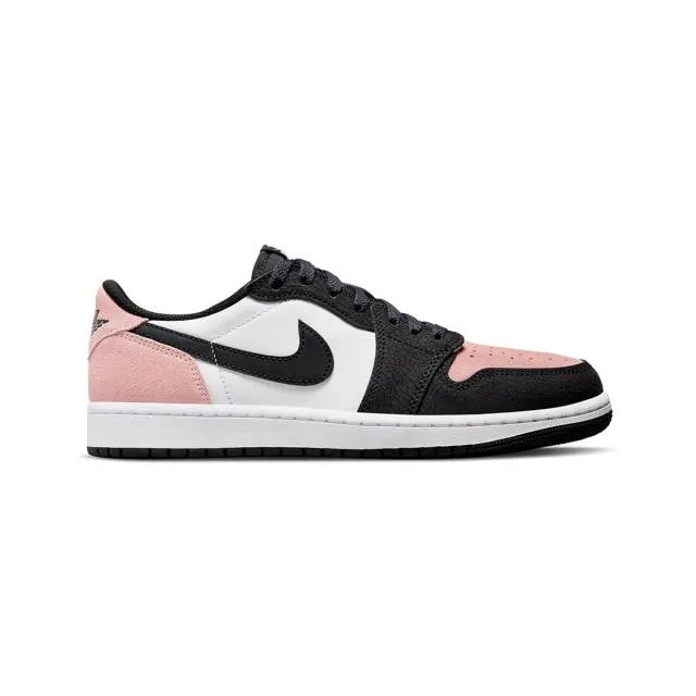 Nike air jordan 1 retro low og (bleached coral pink/ black/ white/ grey fog/ white) men us 8-13 cz07