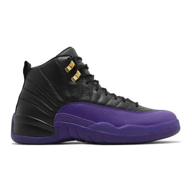 Nike air jordan 12 retro (field purple/ black/ metallic gold/ taxi) men us 8-13 ct8013-057