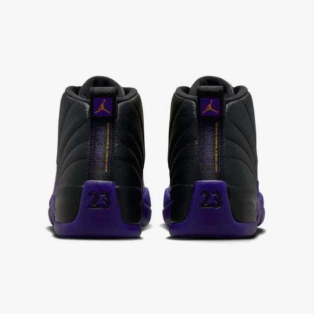 Nike air jordan 12 retro (field purple/ black/ metallic gold/ taxi) men us 8-13 ct8013-057