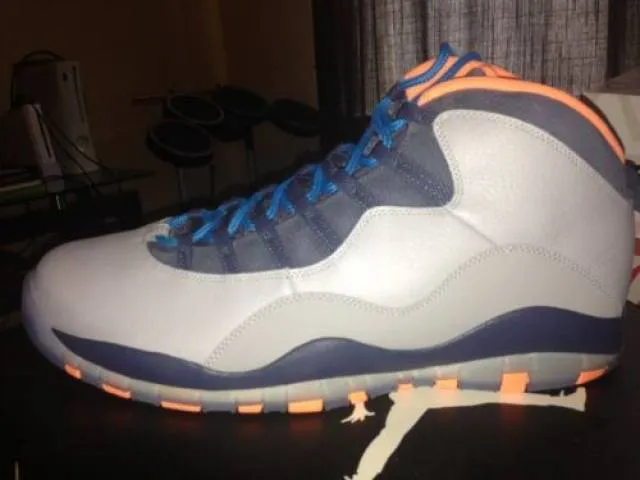 Nike air jordan retro 10 x bobcats wolf grey orange nyc ovo london bulls 17