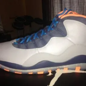 Nike air jordan retro 10 x bobcats wolf grey orange nyc ovo london bulls 17