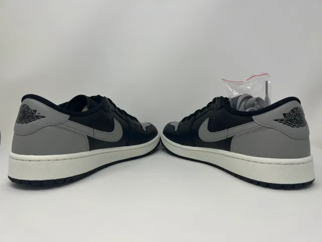 Nike air jordan retro i 1 low g golf shadow 2022 grey men's size 12 dd9315-001