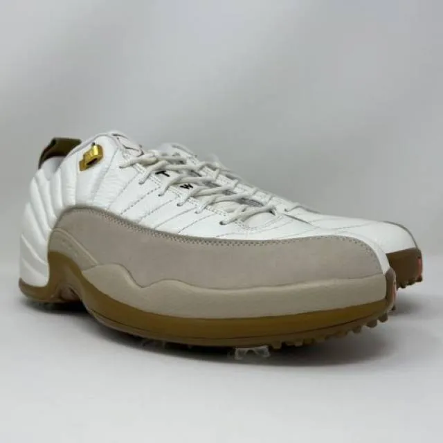 Nike air jordan retro xii 12 g nrg u22 golf driftwood men's size 13 dm9016-109