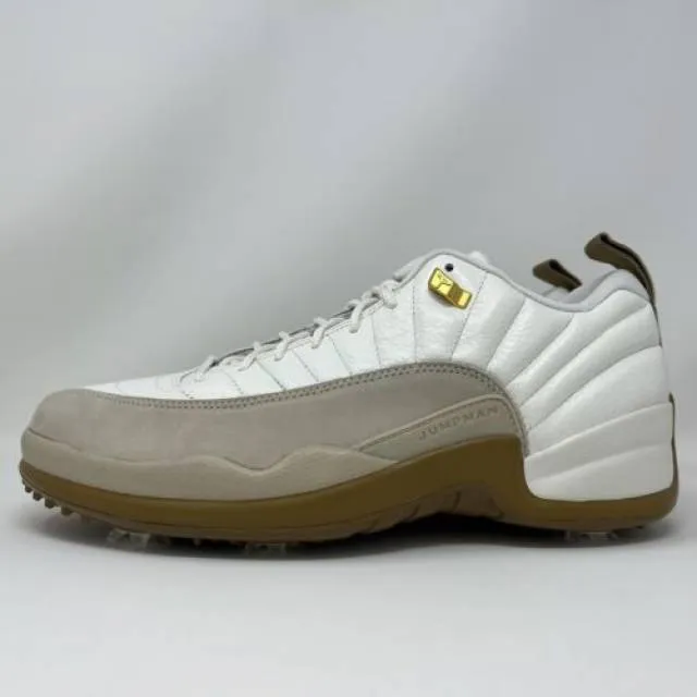 Nike air jordan retro xii 12 g nrg u22 golf driftwood men's size 13 dm9016-109