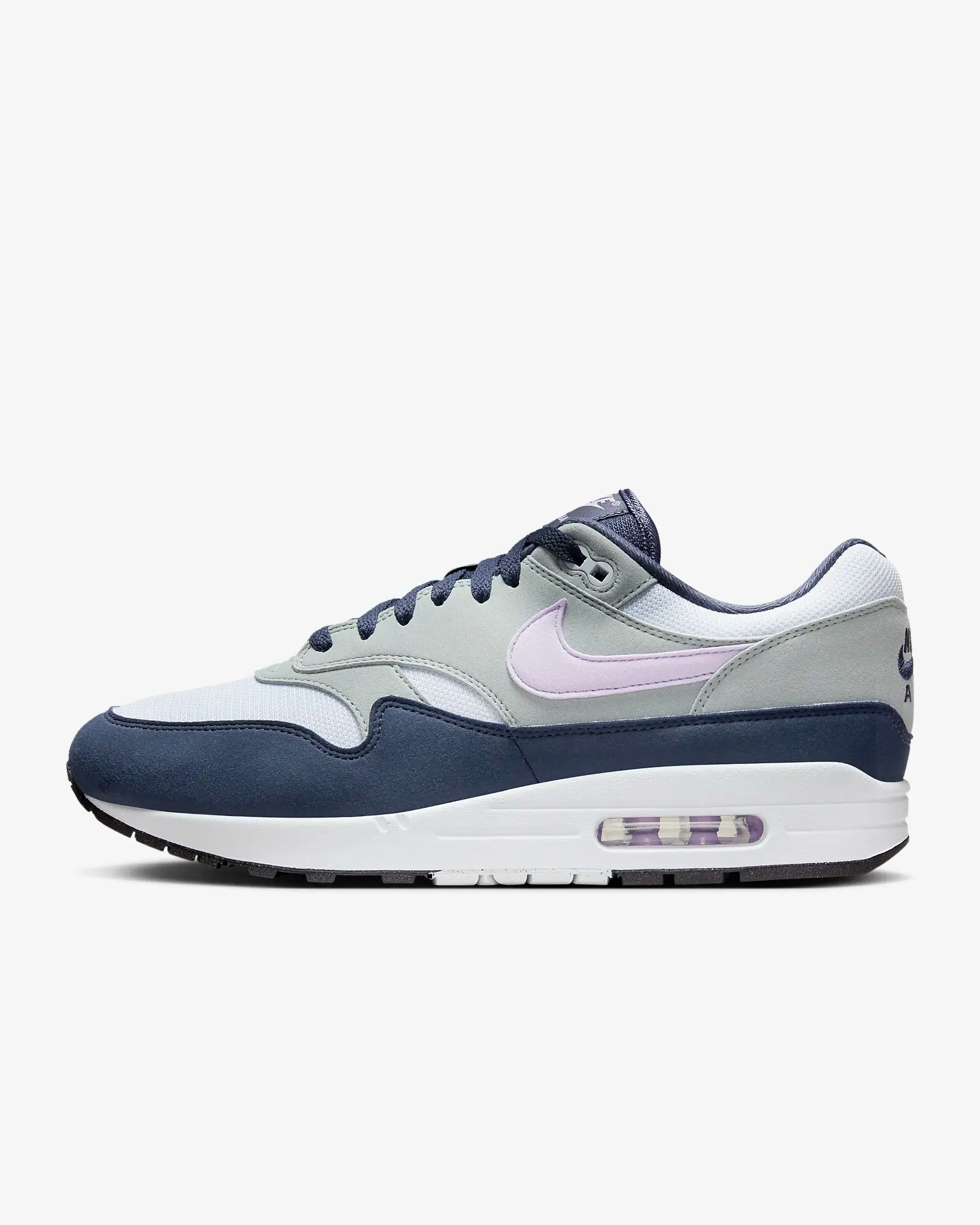 Nike Air Max 1  M - Football Grey / Lilac Bloom