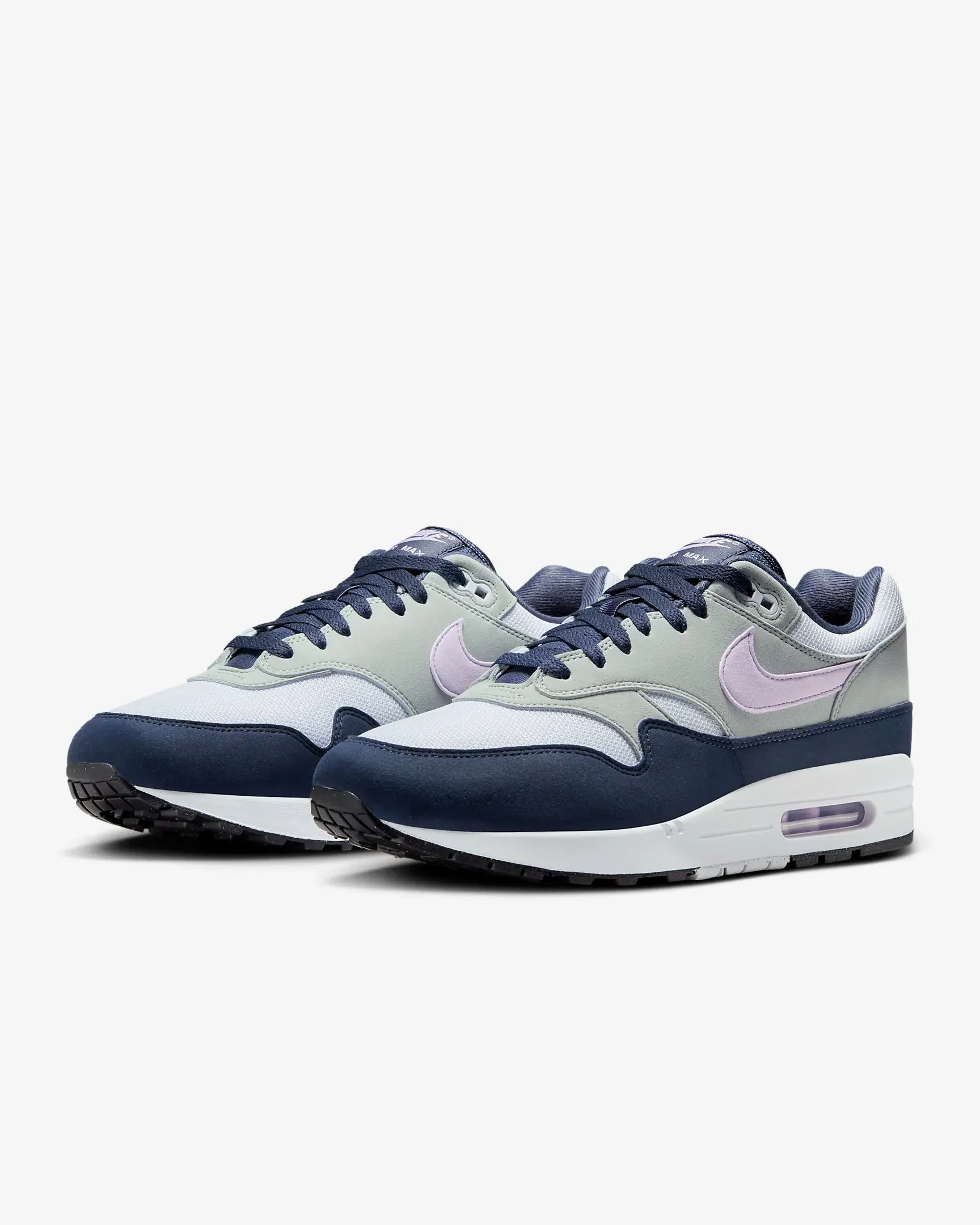 Nike Air Max 1  M - Football Grey / Lilac Bloom