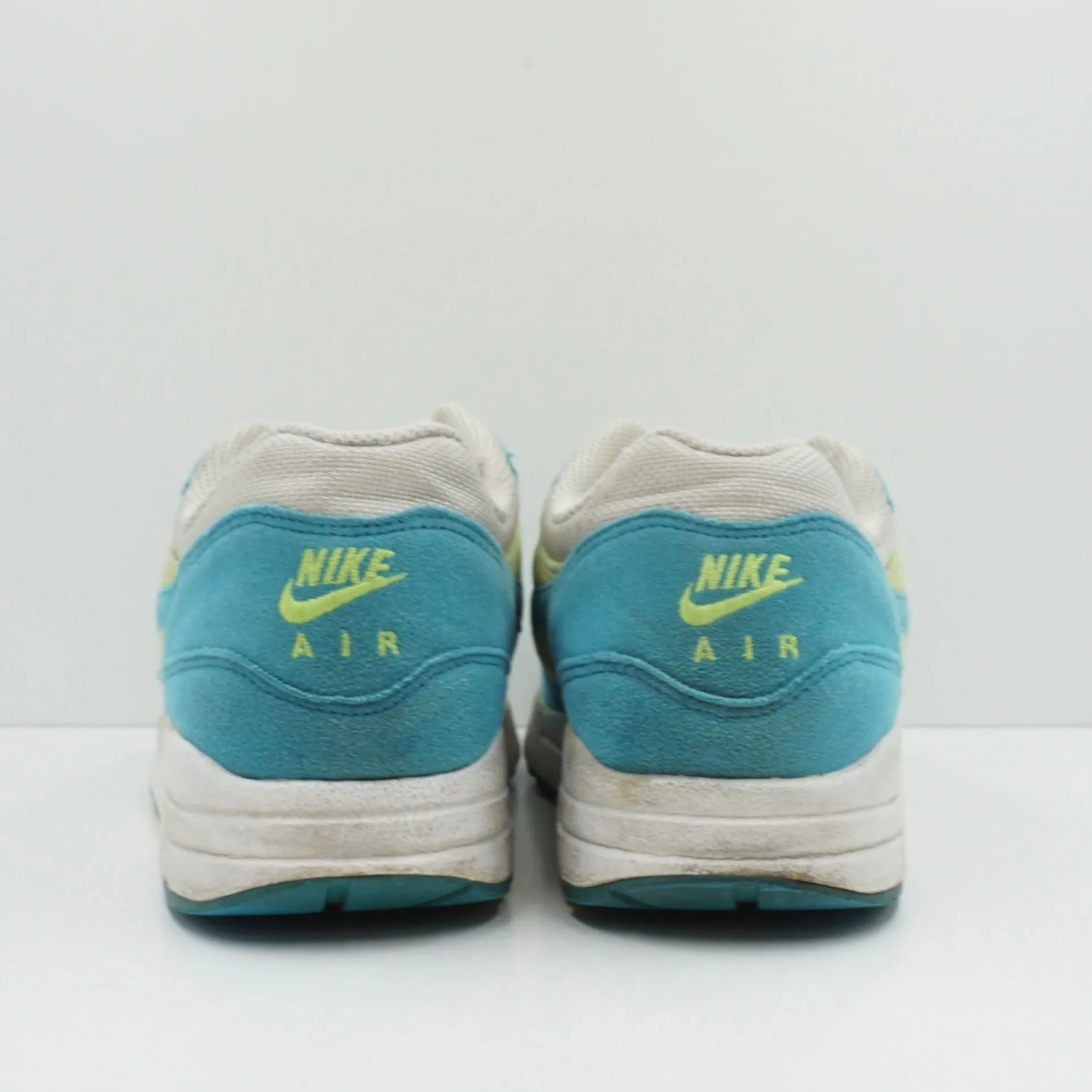 Nike Air Max 1 White Blue Glow Volt