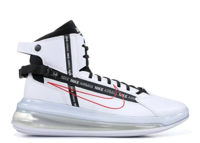 Nike air max 720 satrn white black university red