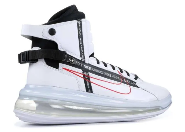 Nike air max 720 satrn white black university red