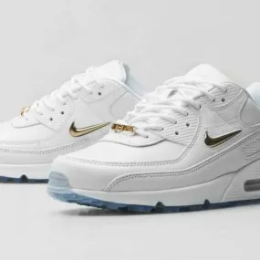 Nike air max 90 pirate radio white gold