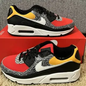 Nike air max 90 se safari black chile red