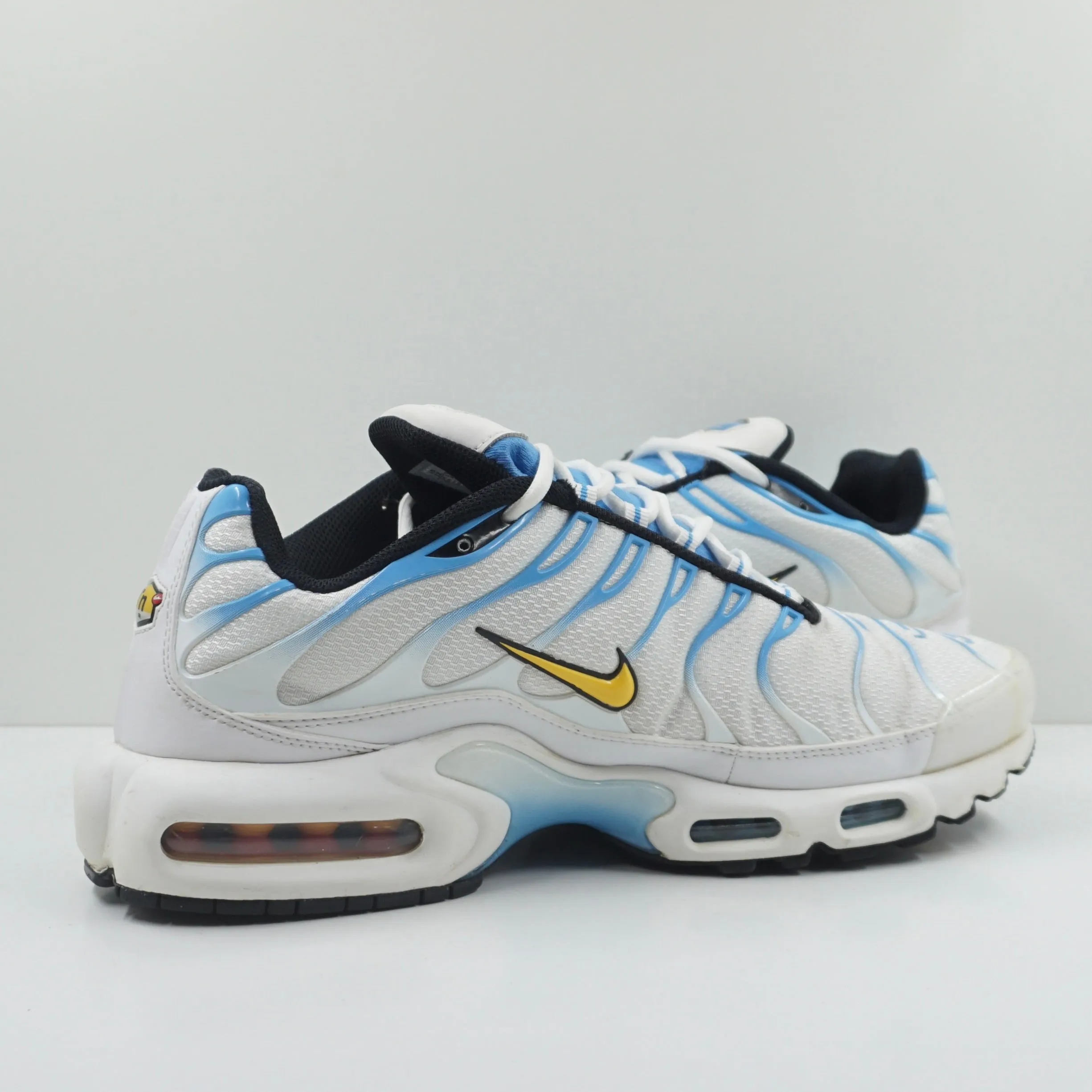 Nike Air Max Plus White University Blue Gold