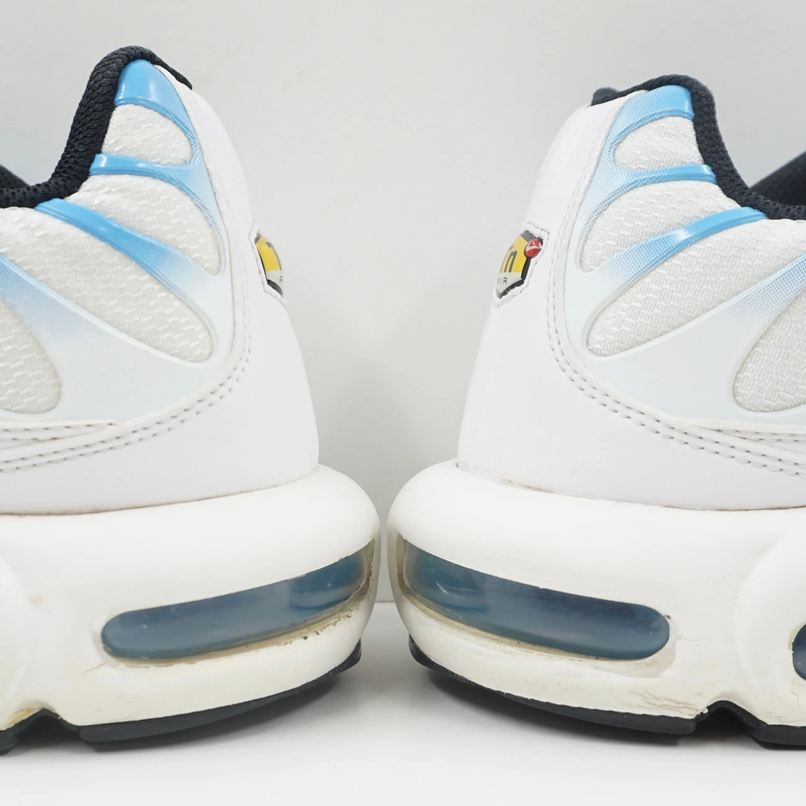 Nike Air Max Plus White University Blue Gold