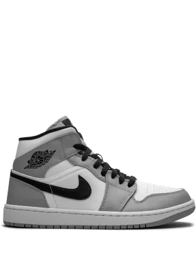 Nike - Baskets Air Jordan 1 Mid Light Smoke Grey