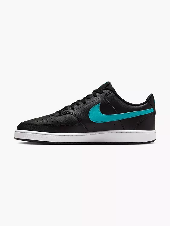 Nike  Court Vision Low Black/Blue Trainers