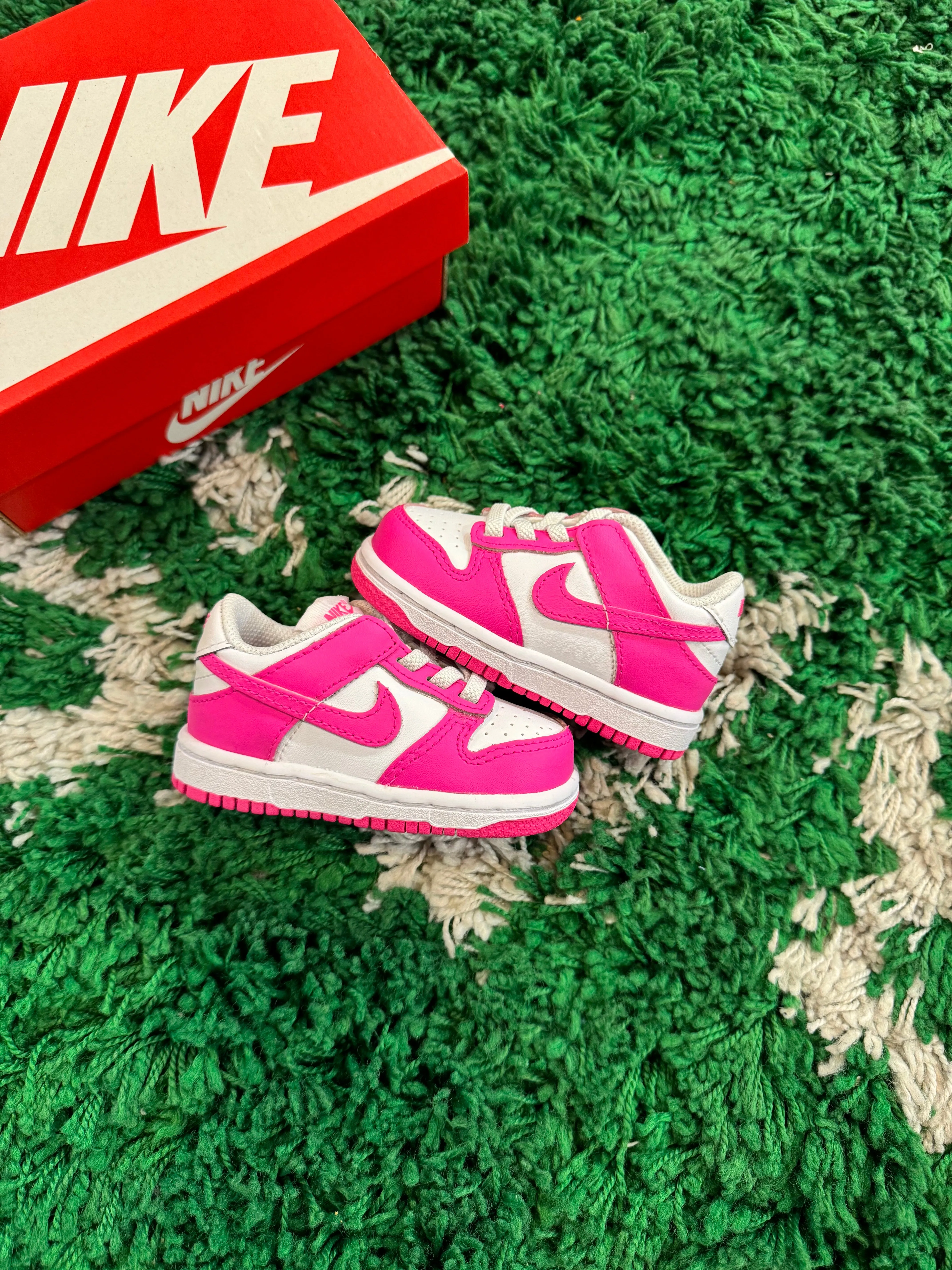 Nike Dunk Low “Laser Fuchsia” Toddler