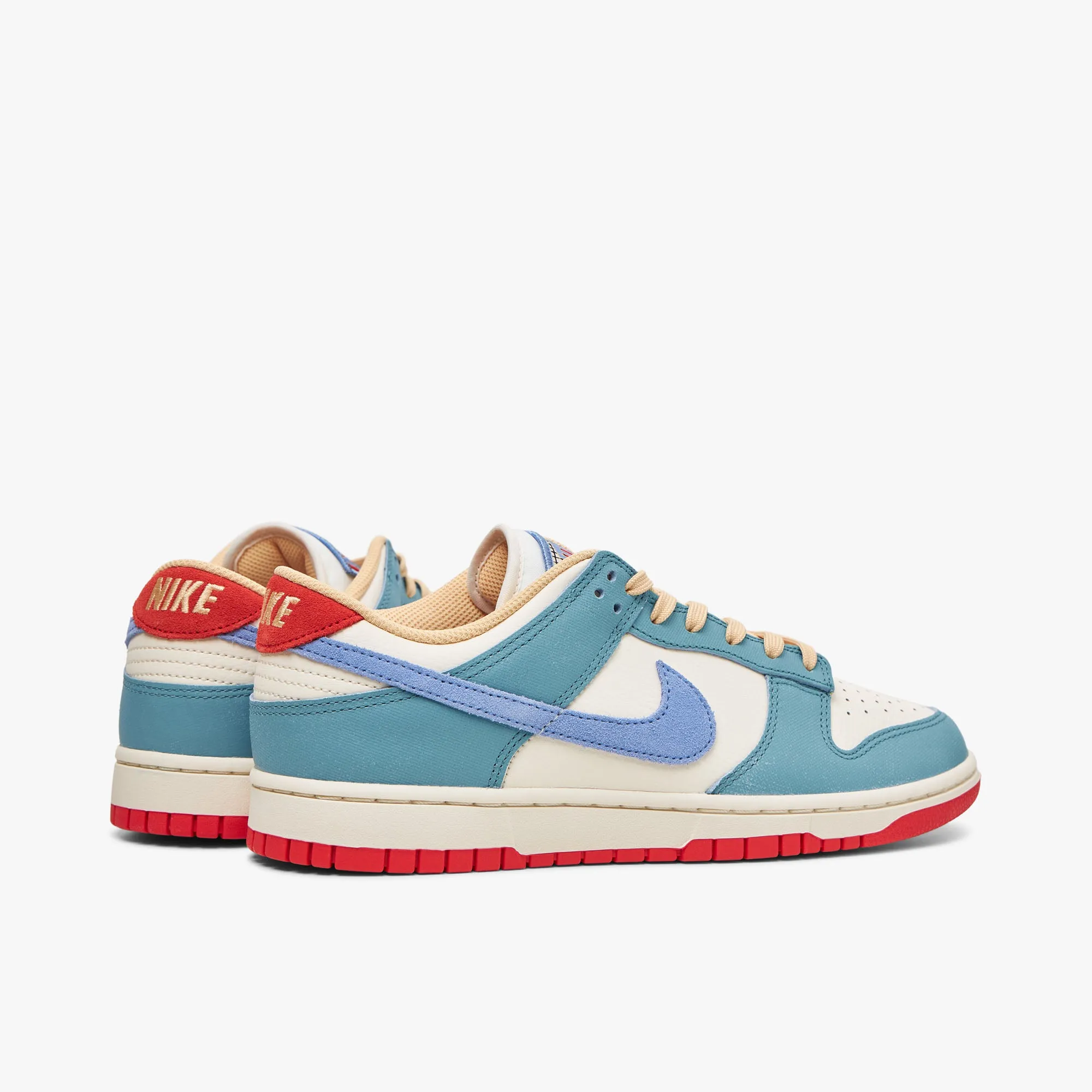 Nike Dunk Low PRM Pale Ivory / Royal Pulse - Denim Turqoise