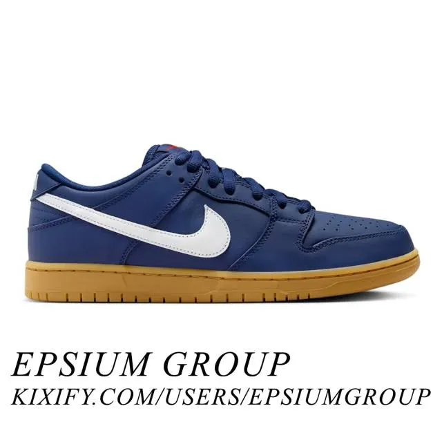 Nike dunk low sb (navy gum/ navy/ white/ navy/ gum/ navy/ orange) men us 8-13 fj1674-400