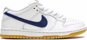 Nike SB Dunk Low Pro ISO Orange Label White Navy sneakers