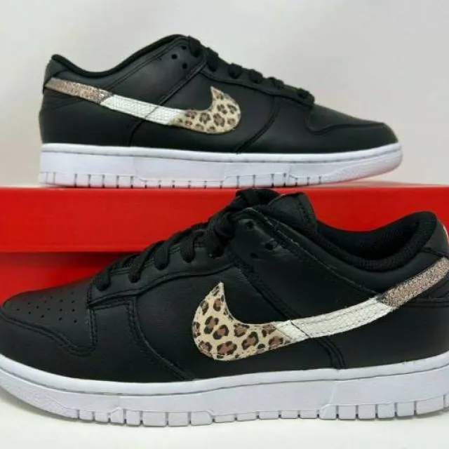 Nike W Dunk Low SE Primal Black Leopard 2021 Women's Siz...