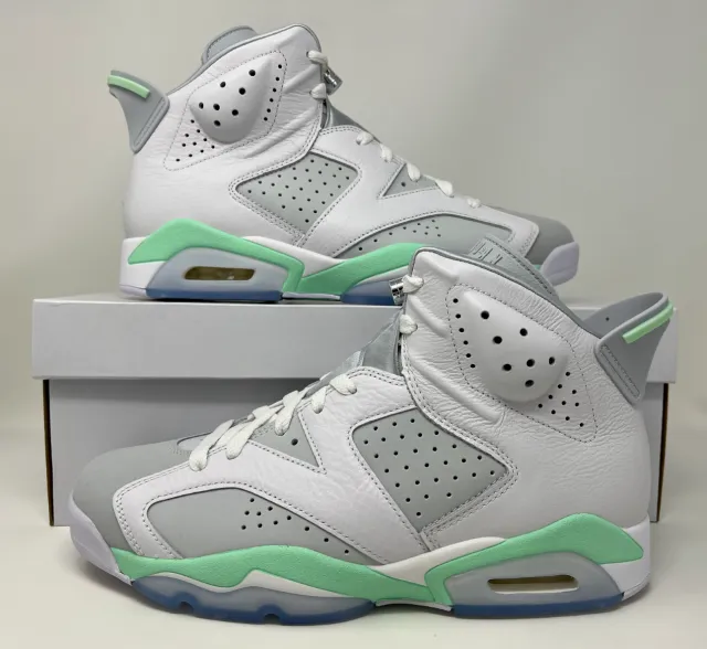 Nike wmns air jordan retro vi 6 mint foam women's size 10 men's 8.5 dq4914-103