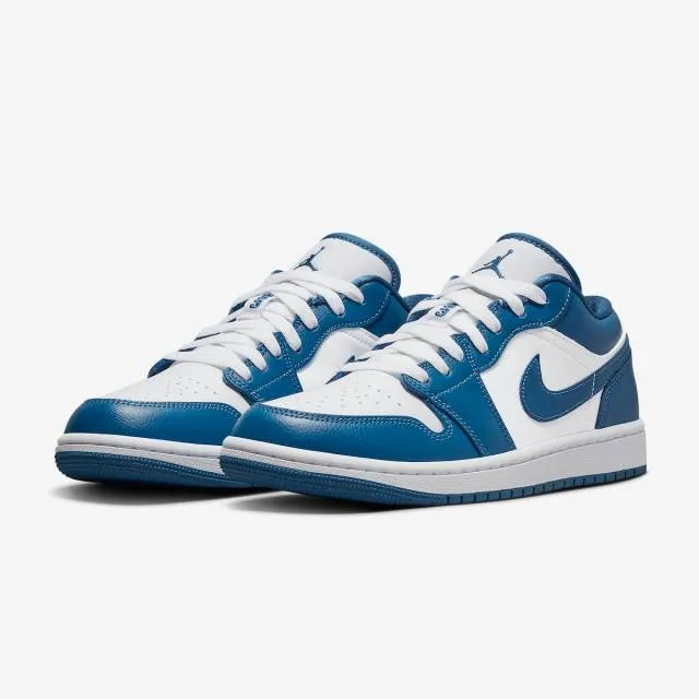 Nike women's air jordan 1 low (marina blue/ white/ dark marina bl