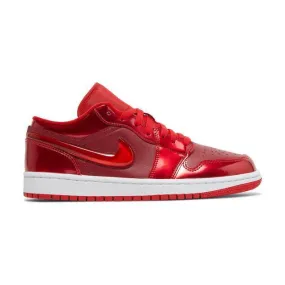 Nike women's air jordan 1 low se (pomegranate/ university red/ white) sizes 6-10 dh5893-600