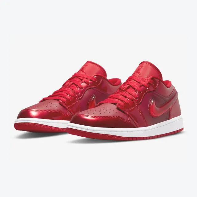 Nike women's air jordan 1 low se (pomegranate/ university red/ white) sizes 6-10 dh5893-600