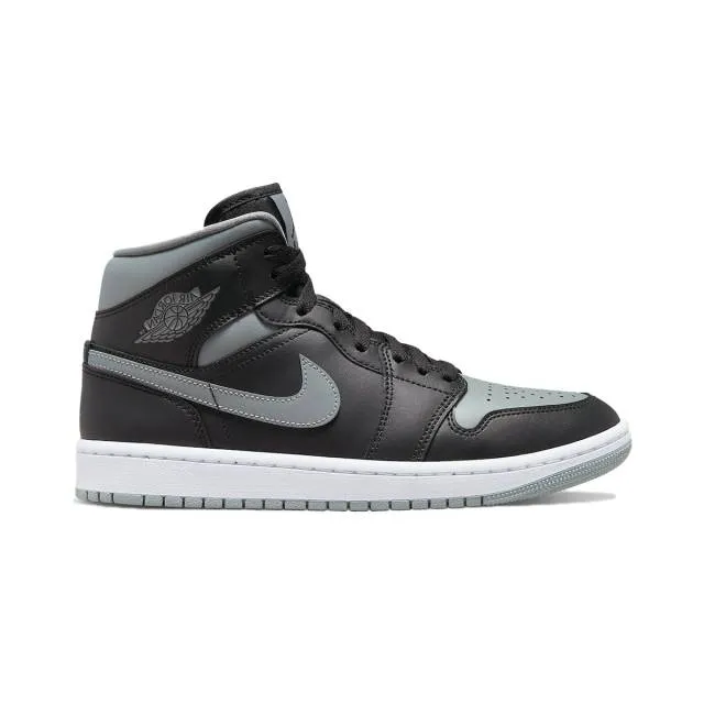 Nike women's air jordan 1 mid (shadow/ black/ grey/ white) sizes