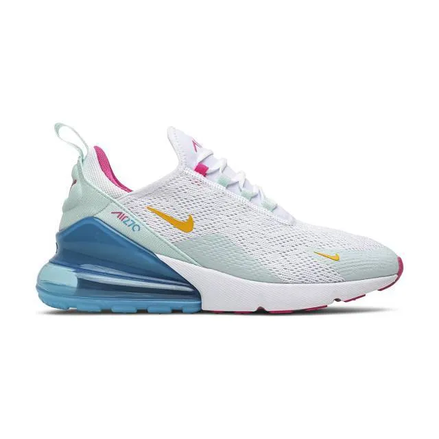 Nike Women's Air Max 270 (Pastel/ White/ University Gold...