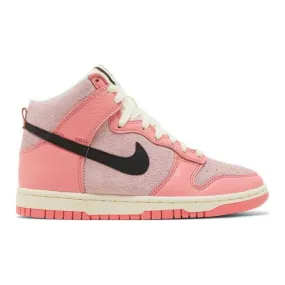 Nike Women's Dunk High (Hoops/ Medium Soft Pink/ Black) ...