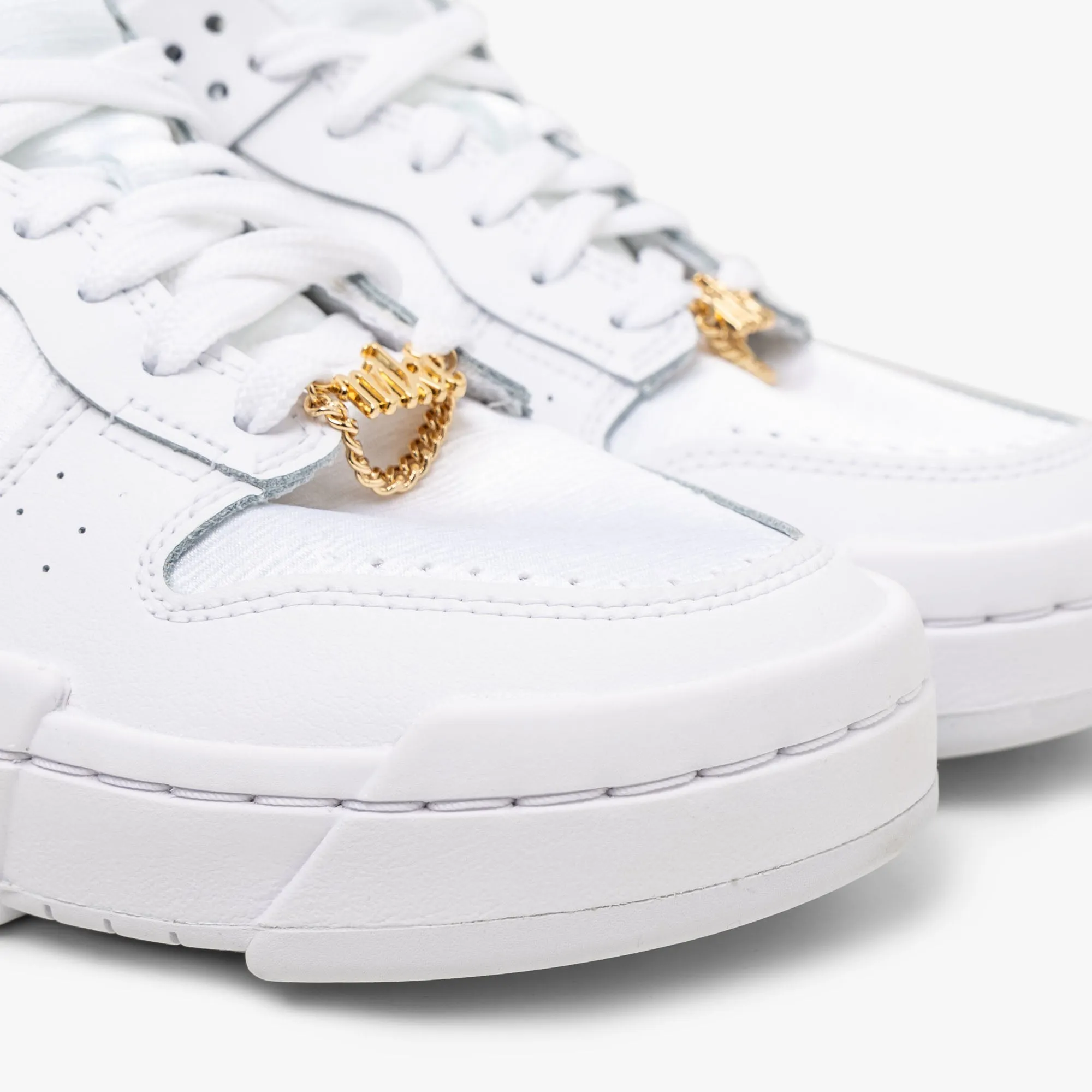 Nike Women's Dunk Low Disrupt / White / White - Metallic Gold