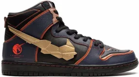 Nike x Gundam SB Dunk High Pro QS Banshee sneakers Blue