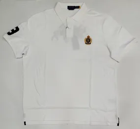 Nwt Polo Ralph Lauren White Crest with Triple Pony Classic Fit Polo