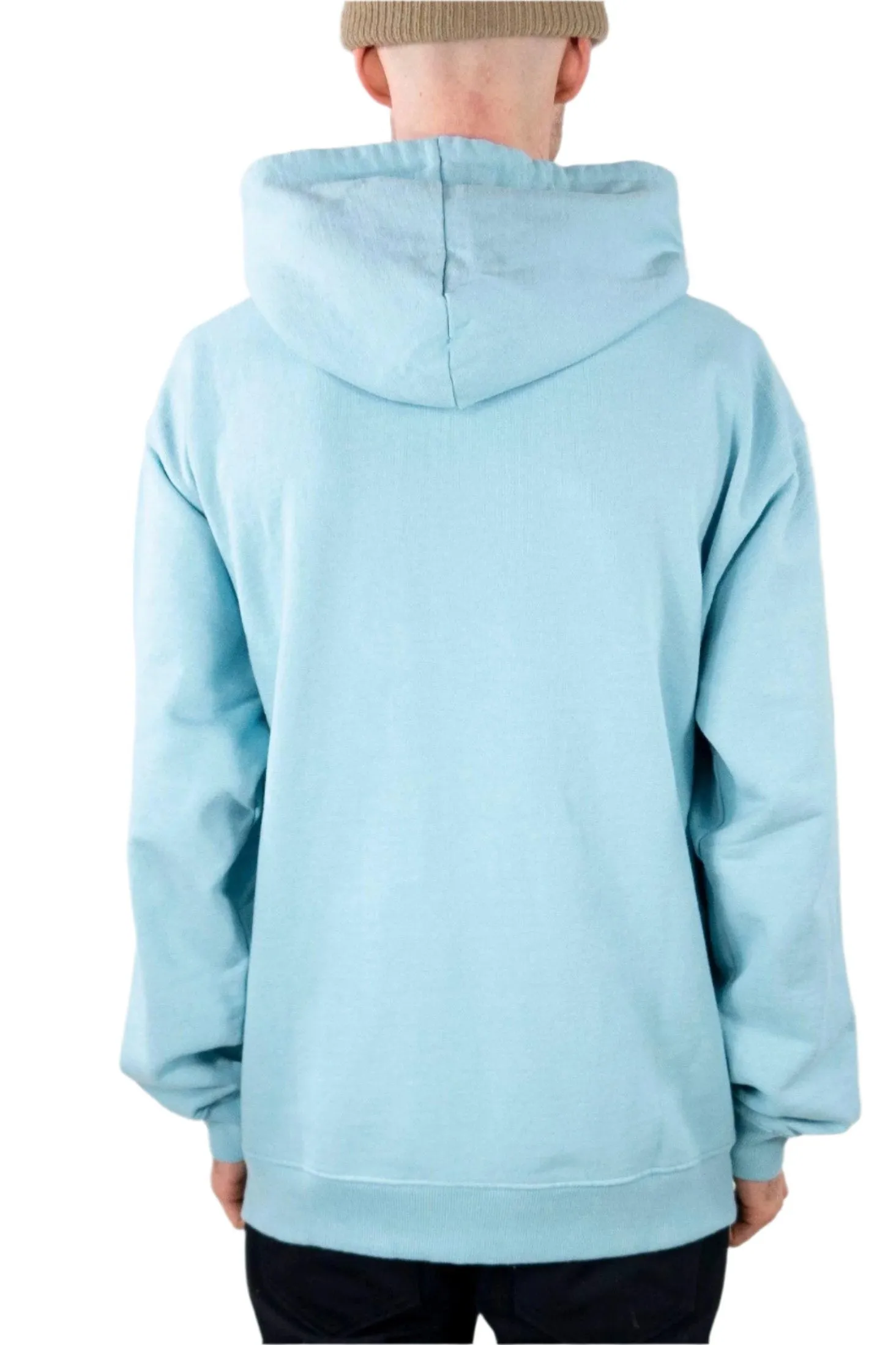 OBEY Timeless Recycled Heavy Hoodie - Pigment Turquoise Tonic