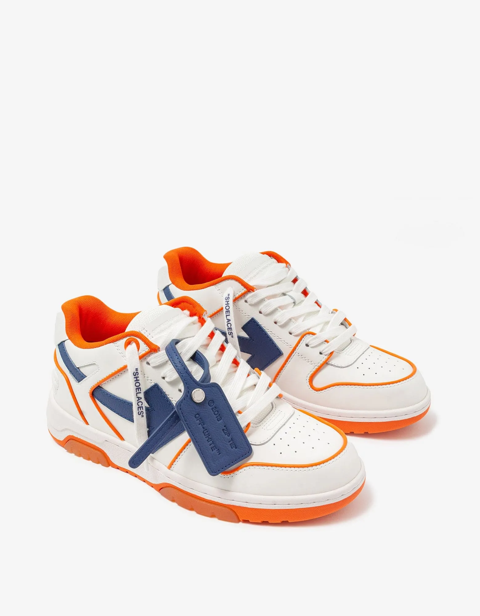 Off-White Out Of Office Orange & Blue Trainers