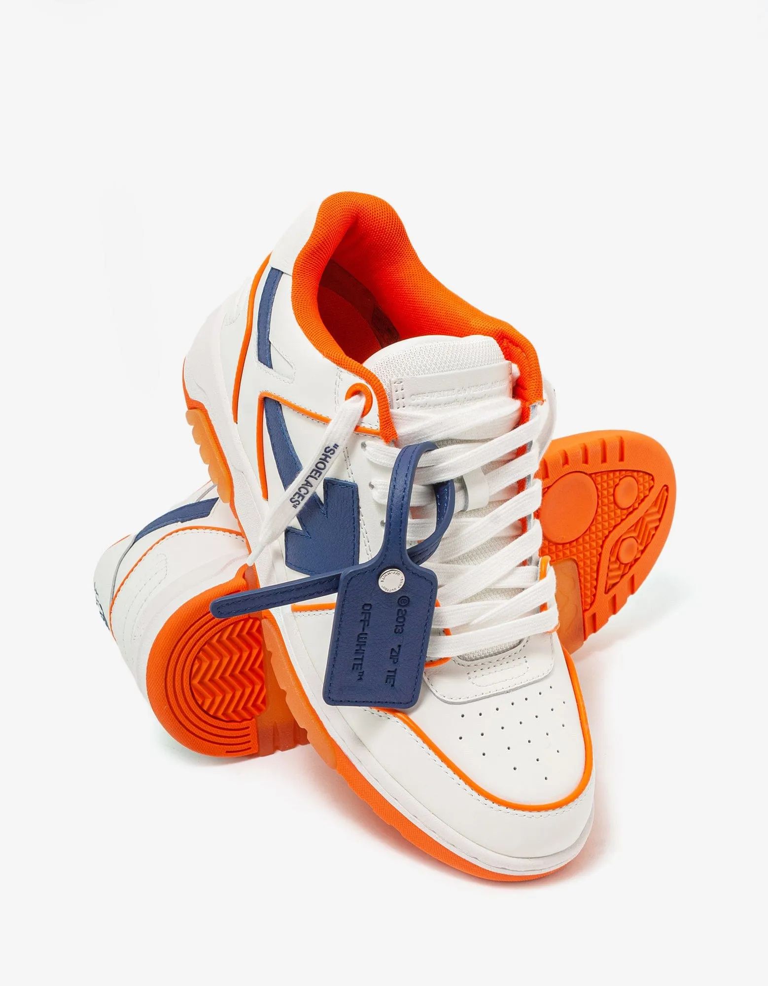 Off-White Out Of Office Orange & Blue Trainers