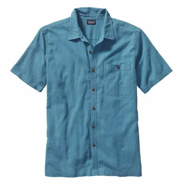 Patagonia Men's Short Sleeve A/C Summer Shirt, finely woven organic co