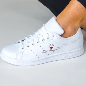 Personalised Adidas Wedding Trainers (Stan Smith)