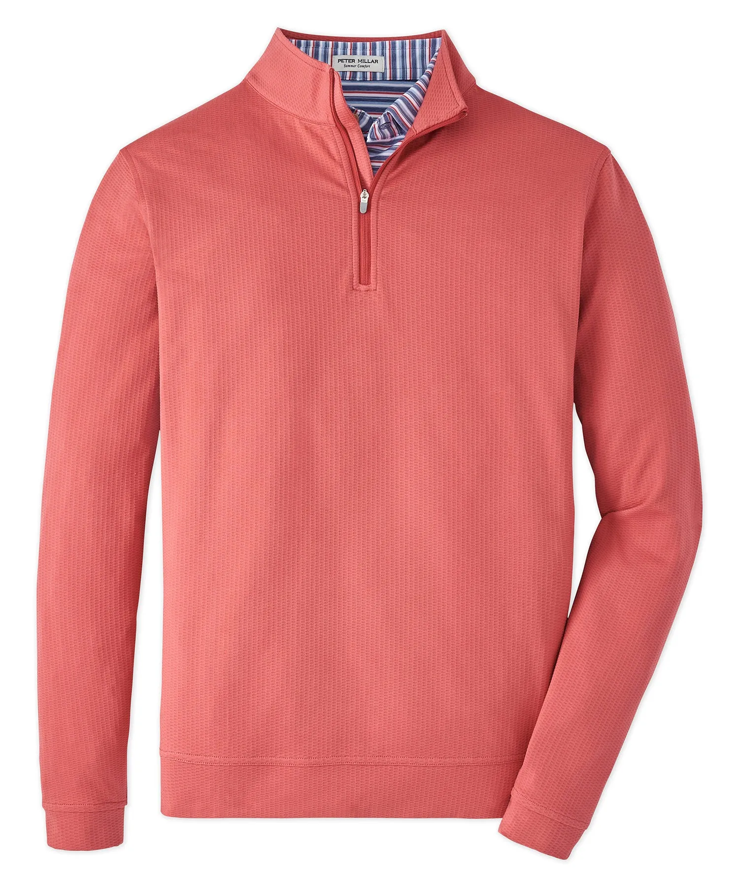 Peter Millar Pineapple Print Perth Quarter-Zip Pullover