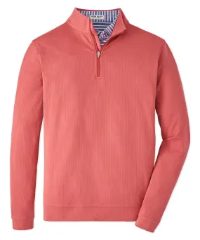 Peter Millar Pineapple Print Perth Quarter-Zip Pullover